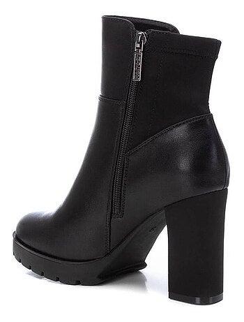 Bottines à talon à fermeture éclair Xti
