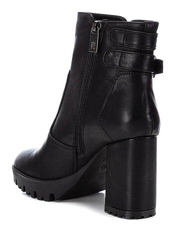 Bottines à talon à fermeture éclair Xti