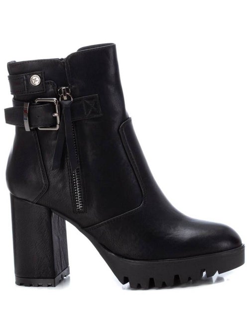 Bottines à talon à fermeture éclair Xti - Kiabi
