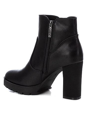 Bottines à talon à fermeture éclair Xti