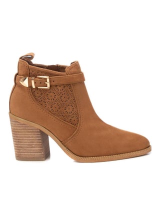 Bottines à talon avec fermeture éclair
