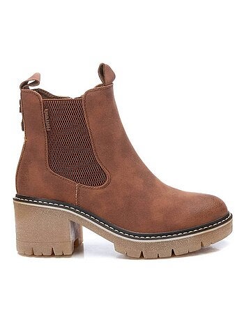 Bottines à talon avec fermeture éclair Xti