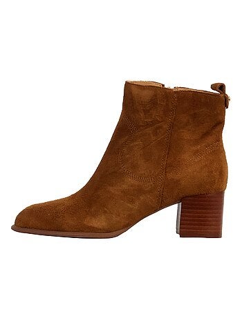 Bottines à Talon Cuir Emilie Karston Aurelie