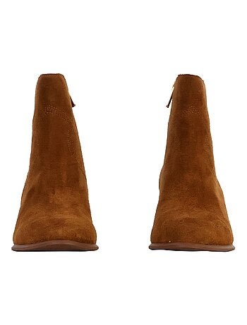 Bottines à Talon Cuir Emilie Karston Aurelie