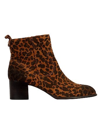 Bottines à Talon Cuir Emilie Karston Aurelie