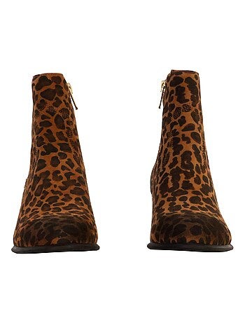 Bottines à Talon Cuir Emilie Karston Aurelie