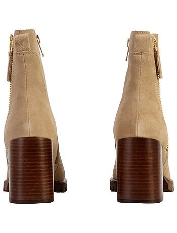 Bottines à Talon Cuir Emilie Karston Silene