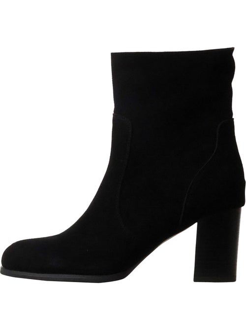 Bottines à Talon Cuir Findlay - Kiabi Bottines à Talon Cuir Findlay - Kiabi