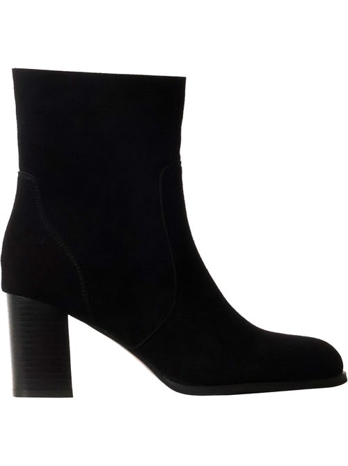 Bottines à Talon Cuir Findlay - Kiabi Bottines à Talon Cuir Findlay - Kiabi