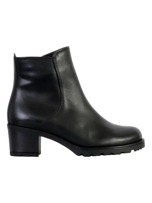 Bottines à Talon Cuir Gabor - Kiabi