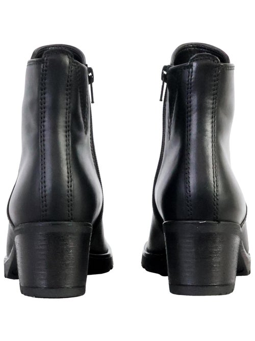 Bottines à Talon Cuir Gabor - Kiabi