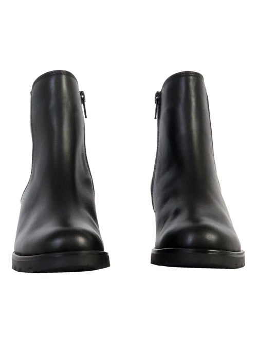 Bottines à Talon Cuir Gabor - Kiabi