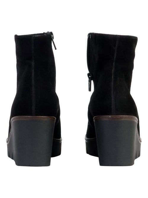Bottines à Talon Cuir Gabor - Kiabi