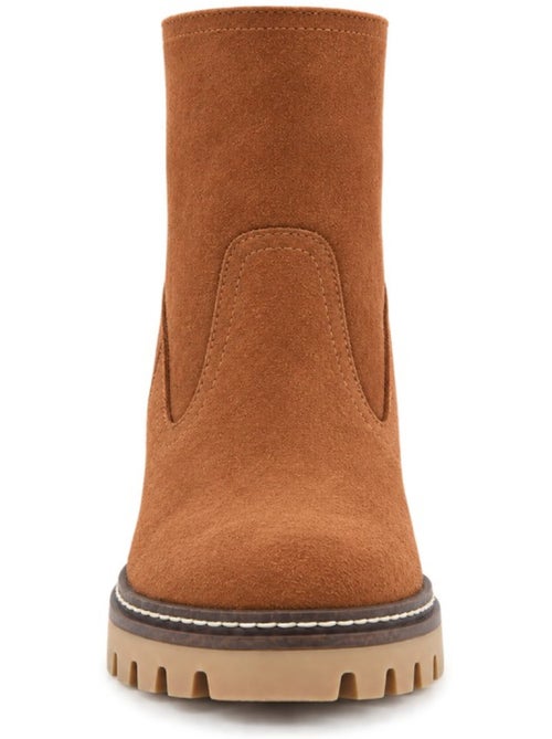 Bottines à talon cuir naturel purapiel - Kiabi Bottines à talon cuir naturel purapiel - Kiabi