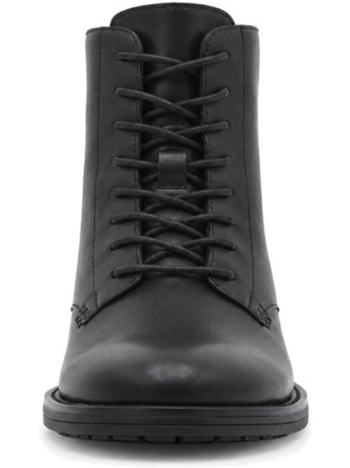 Bottines à talon cuir naturel purapiel - Kiabi Bottines à talon cuir naturel purapiel - Kiabi