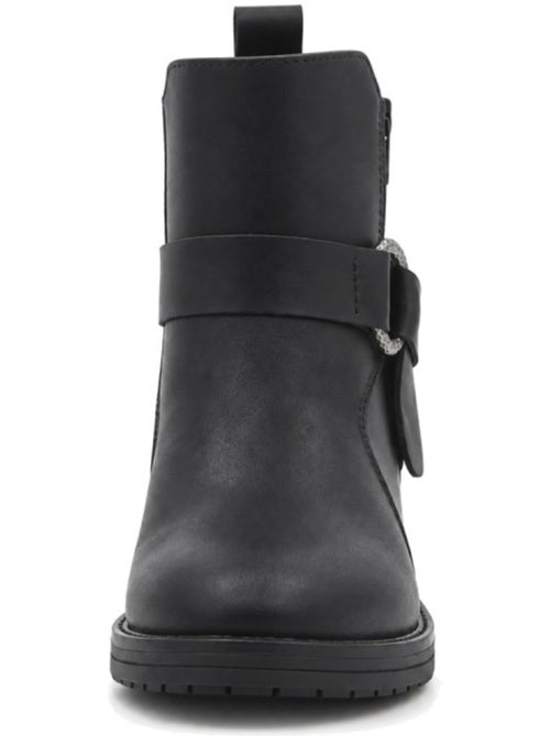 Bottines à talon cuir naturel purapiel - Kiabi Bottines à talon cuir naturel purapiel - Kiabi