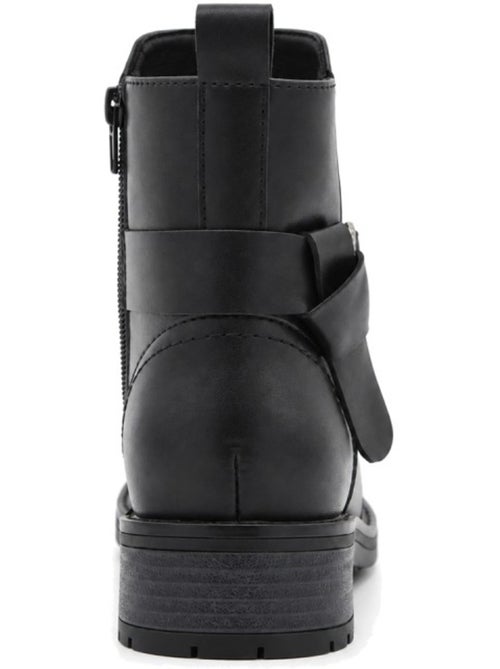 Bottines à talon cuir naturel purapiel - Kiabi Bottines à talon cuir naturel purapiel - Kiabi