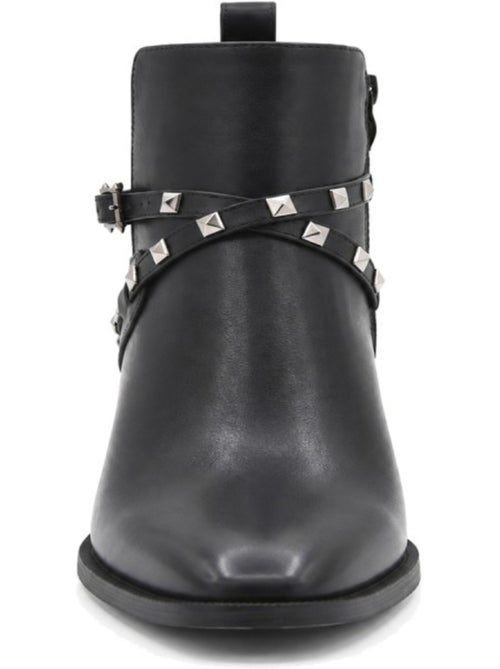 Bottines à talon cuir naturel purapiel - Kiabi
