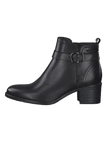 Bottines à Talon Cuir Tamaris