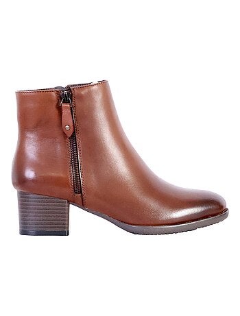 Bottines à Talon Cuir The Divine Factory Alénoa