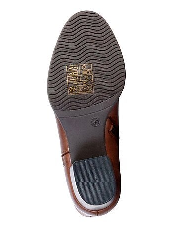 Bottines à Talon Cuir The Divine Factory Alénoa