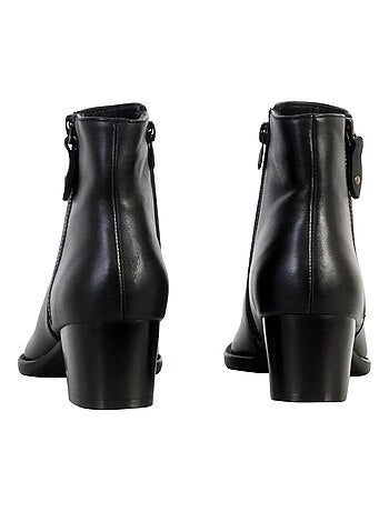 Bottines à Talon Cuir The Divine Factory Alénoa