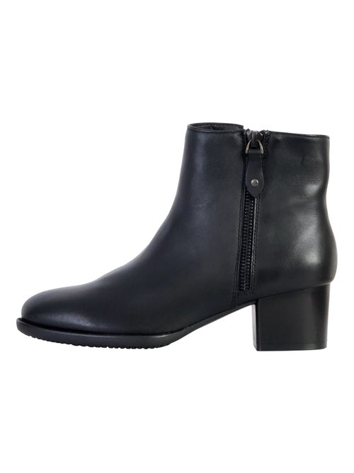 Bottines à Talon Cuir The Divine Factory Alénoa - Kiabi