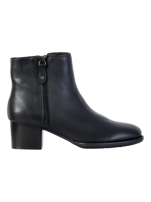 Bottines à Talon Cuir The Divine Factory Alénoa - Kiabi