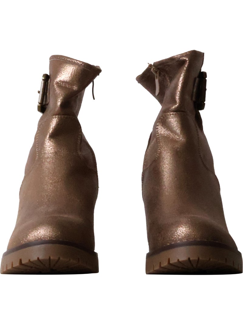 Bottines à Talon Findlay Doré/or - Kiabi