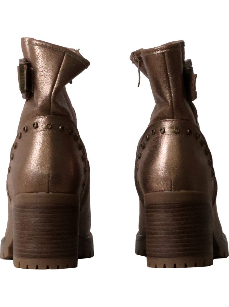 Bottines à Talon Findlay Doré/or - Kiabi