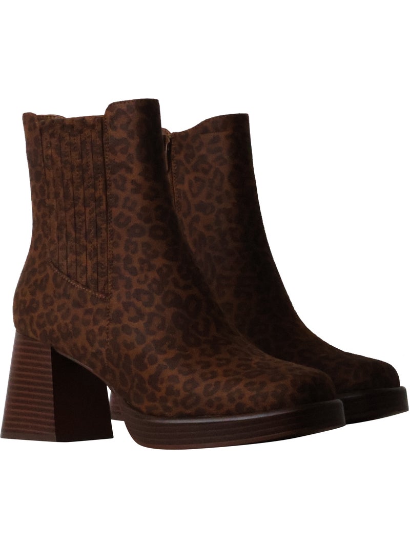 Bottines à Talon Findlay Marron - Kiabi