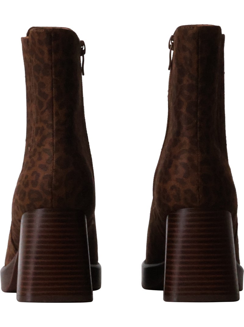 Bottines à Talon Findlay Marron - Kiabi