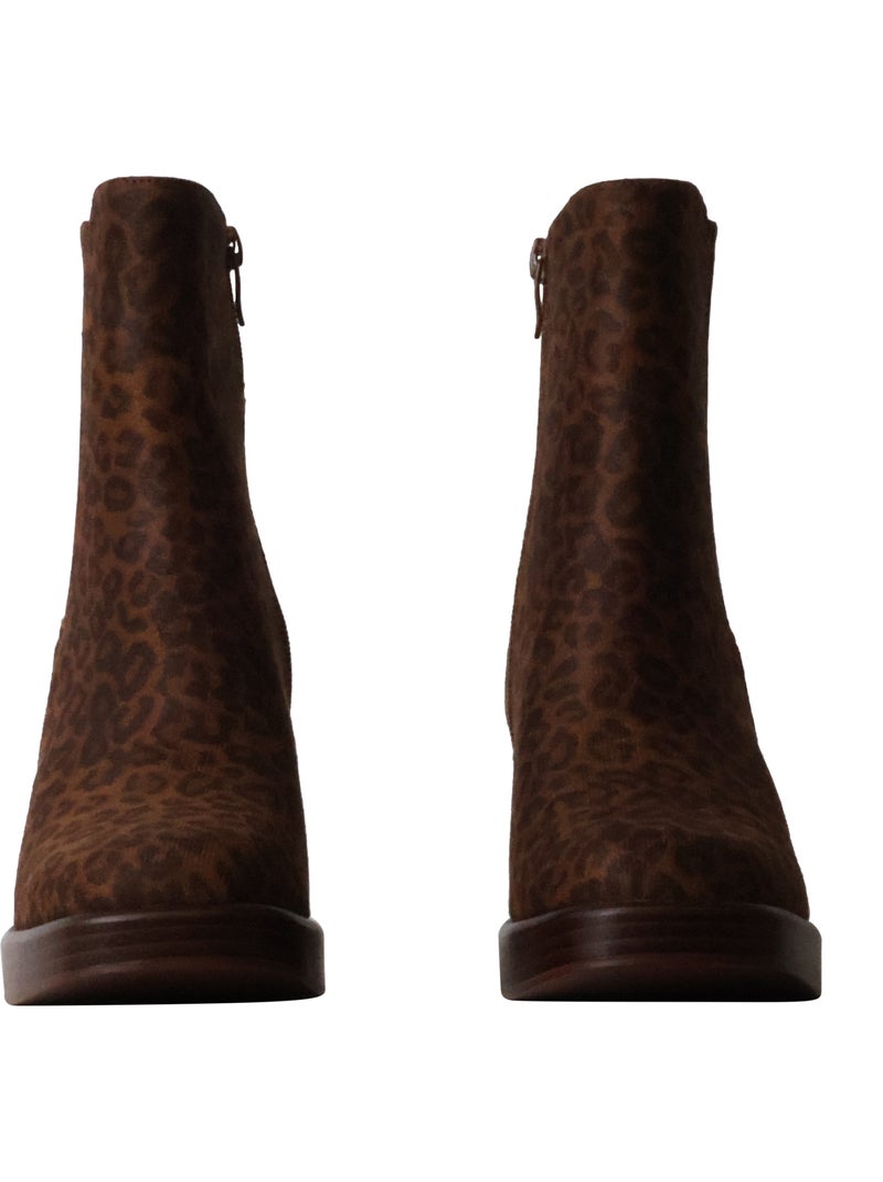Bottines à Talon Findlay Marron - Kiabi