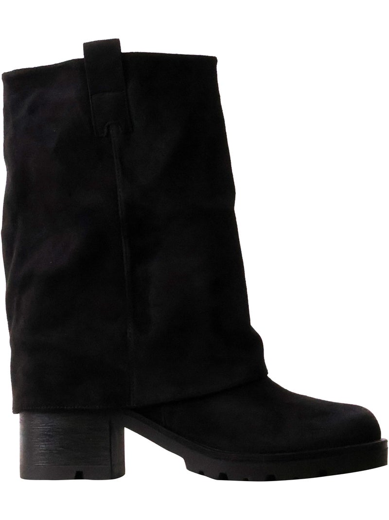 Bottines à talon findlay Noir - Kiabi