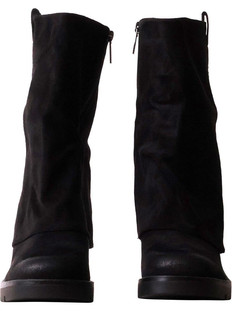 Bottines à talon findlay Noir - Kiabi