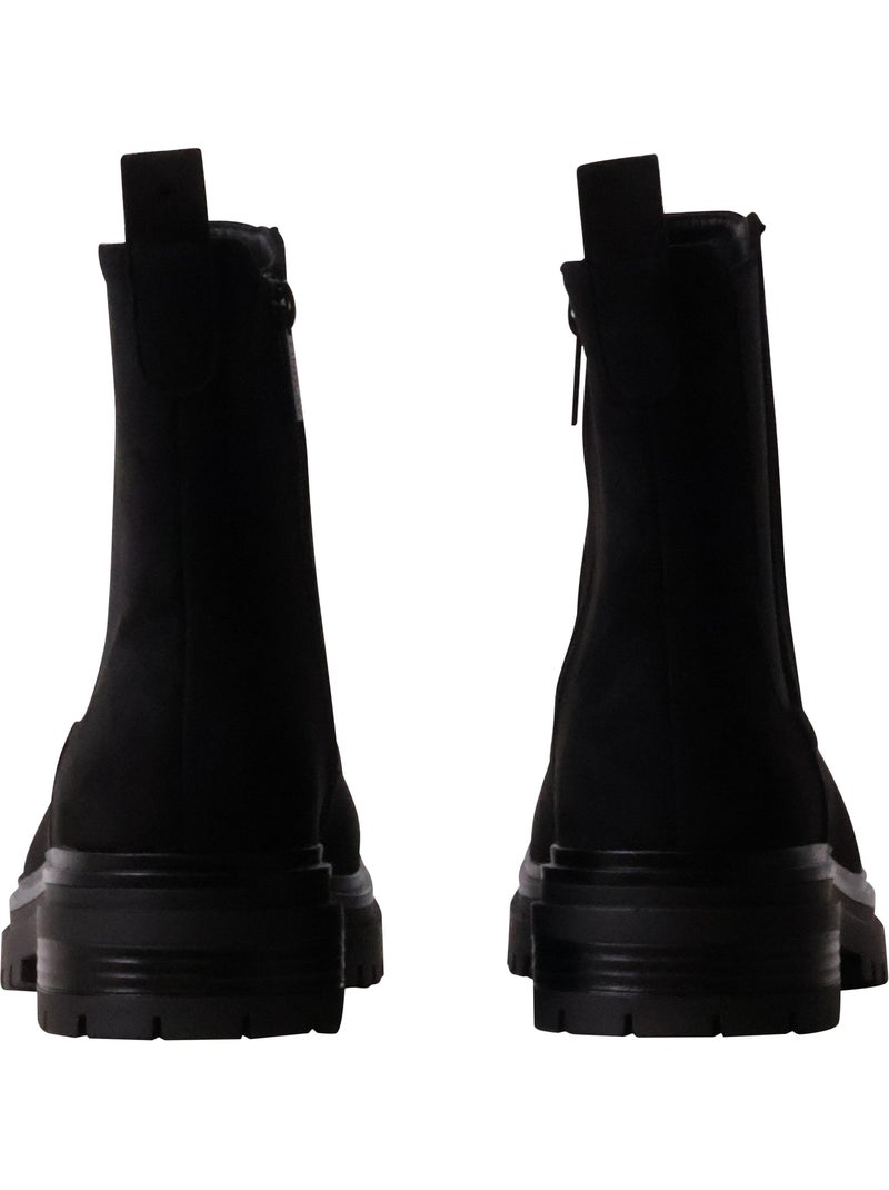 Bottines à talon findlay Noir - Kiabi