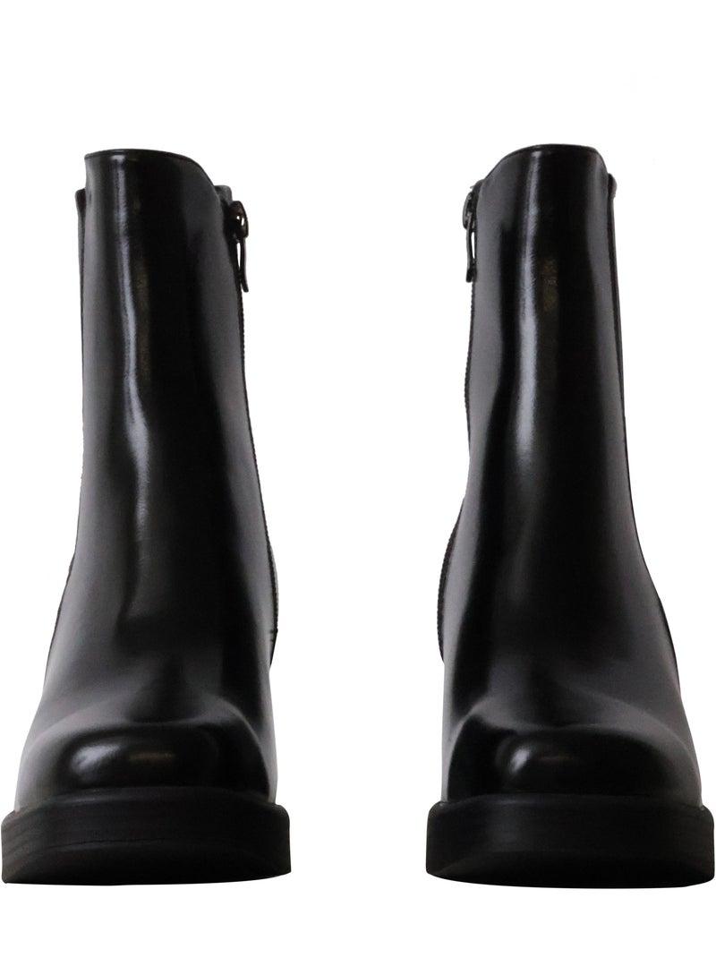 Bottines à Talon Findlay Noir - Kiabi