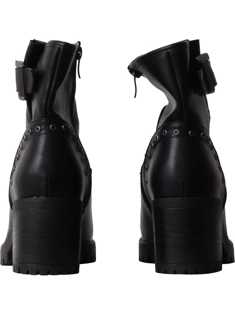 Bottines à Talon Findlay Noir - Kiabi