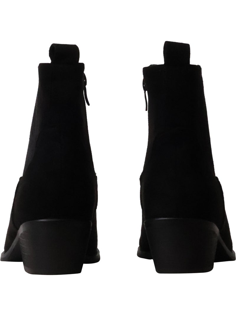 Bottines à Talon Findlay Noir - Kiabi
