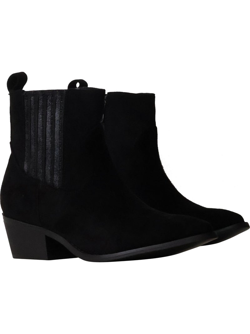 Bottines à Talon Findlay Noir - Kiabi