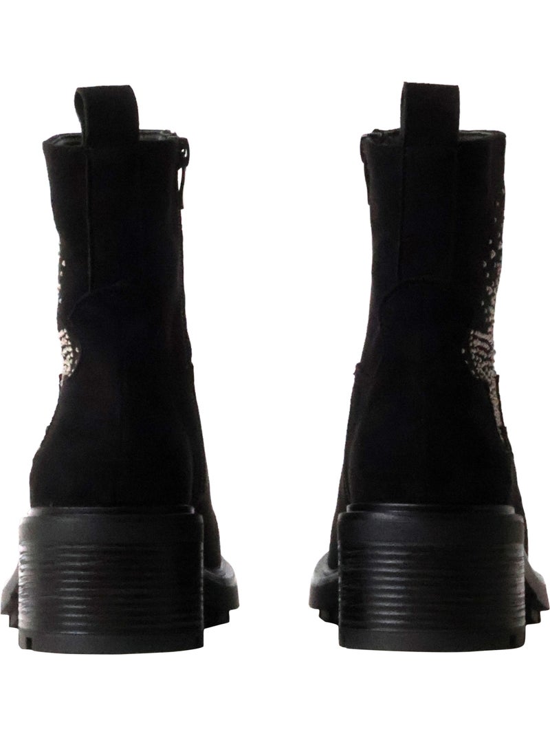 Bottines à Talon Findlay Noir - Kiabi