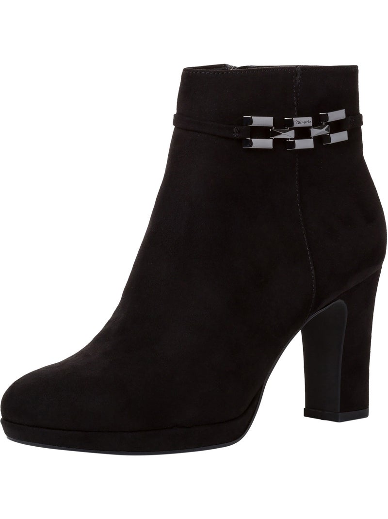 Bottines à Talon Tamaris Noir - Kiabi