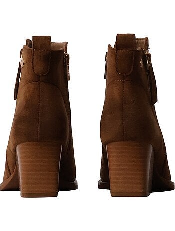 Bottines à talon xti