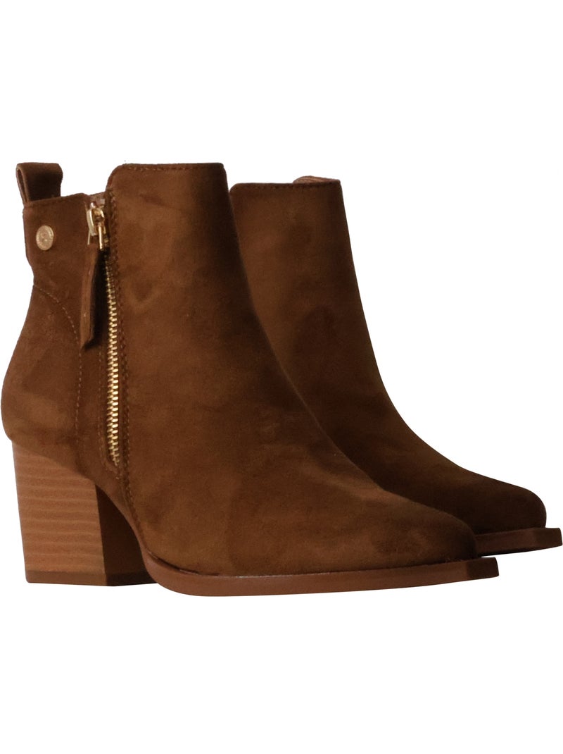 Bottines à talon xti Camel - Kiabi