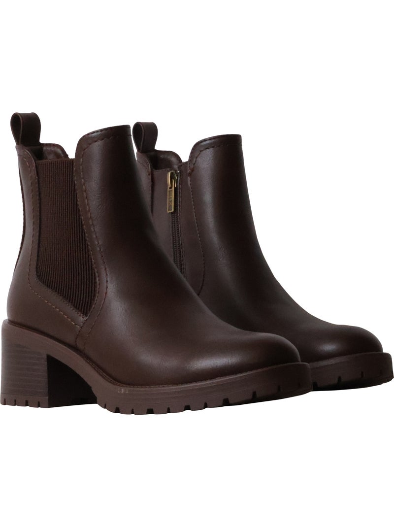Bottines à talon xti Marron - Kiabi