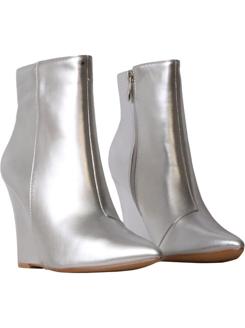 Bottines à Talon Zip Joia - Kiabi Bottines à Talon Zip Joia - Kiabi