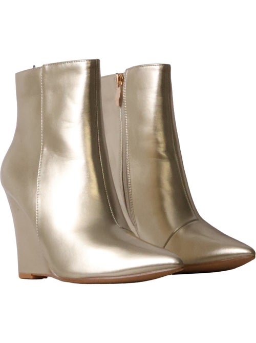 Bottines à Talon Zip Joia - Kiabi Bottines à Talon Zip Joia - Kiabi