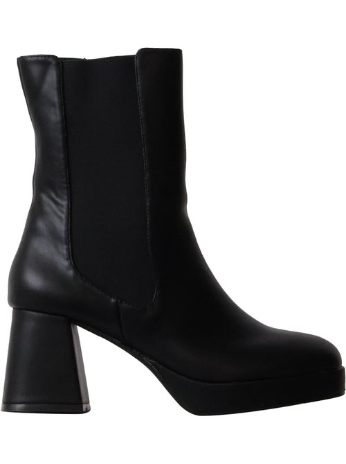 Bottines à talon zip joia - Kiabi Bottines à talon zip joia - Kiabi