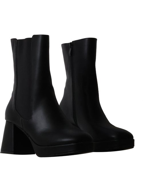 Bottines à talon zip joia - Kiabi Bottines à talon zip joia - Kiabi
