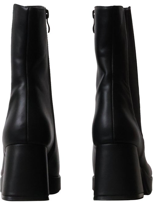 Bottines à talon zip joia - Kiabi Bottines à talon zip joia - Kiabi
